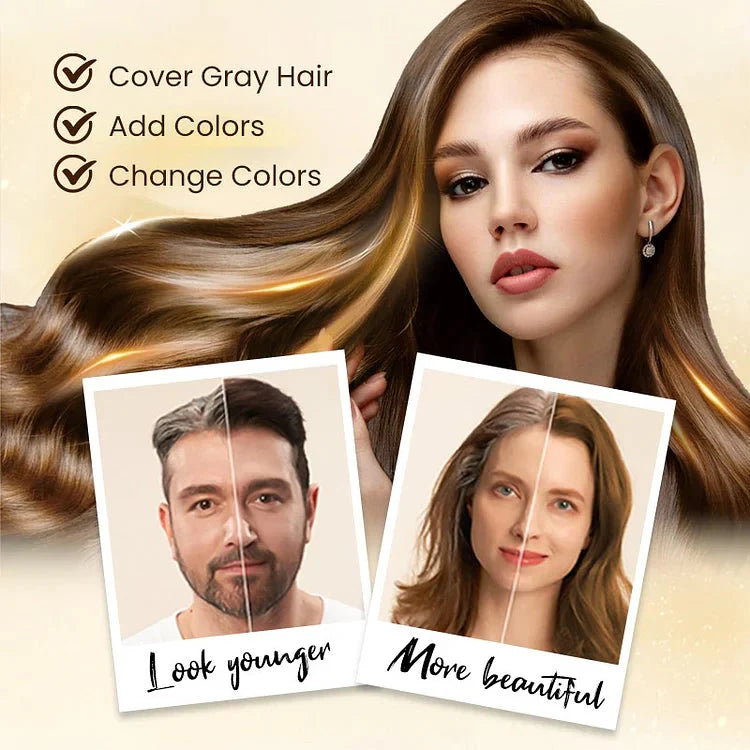Japanese Long Lasting Natural Hair Dye Shampoo ( Buy 1 get 2 Free )