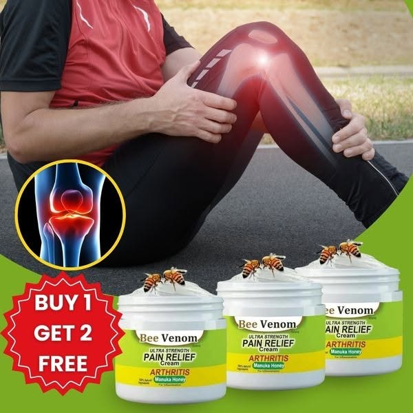 Joint & Muscle Relief | Bee Venom Pain Relief Cream 🔥 Buy 1 get 2 FREE